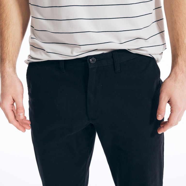 Black Men's Nautica Classic Fit Wrinkle-resistant Deck Pants | v19HgG4d