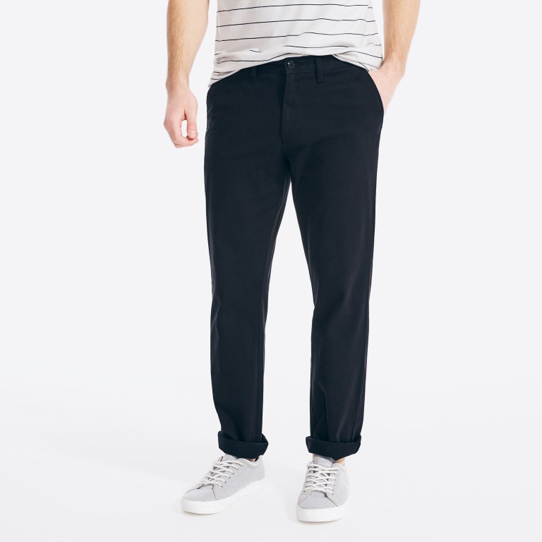 Black Men\'s Nautica Classic Fit Wrinkle-resistant Deck Pants | v19HgG4d