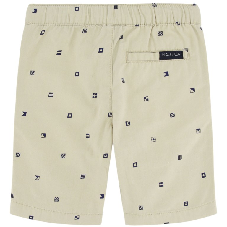 Brown Boys' Nautica Embroidered Pull-on (8-20) Shorts | VqVE1bnx