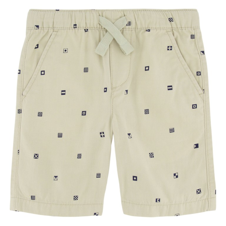 Brown Boys\' Nautica Embroidered Pull-on (8-20) Shorts | VqVE1bnx