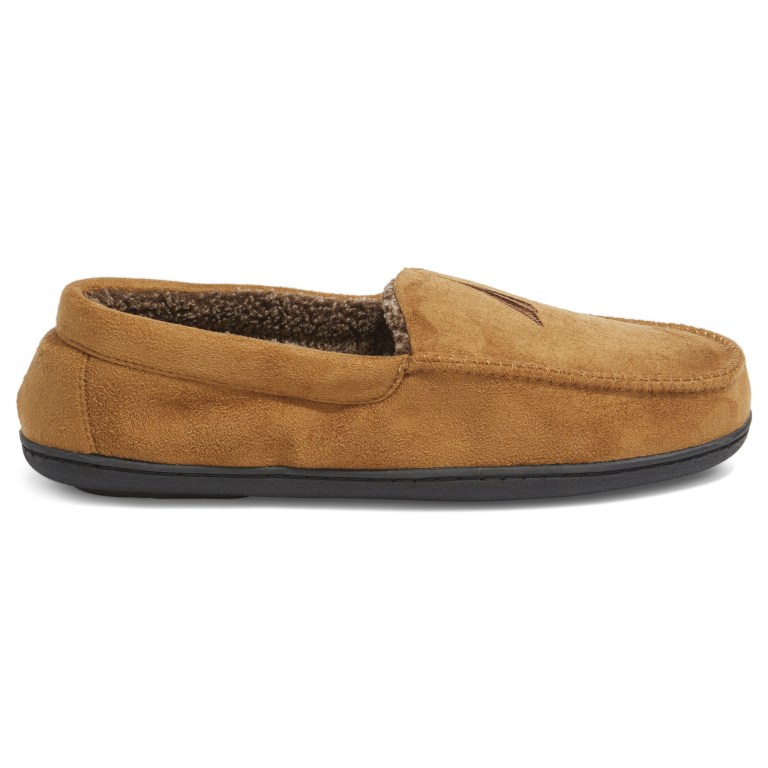 Brown Men's Nautica J-class Suede Slippers | EtpBJPJl