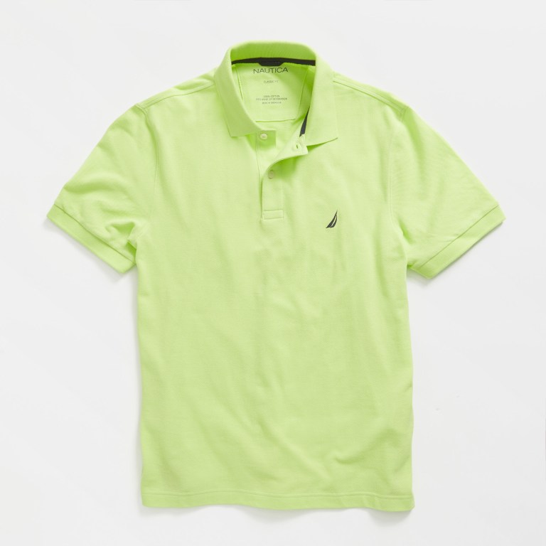 Green Men\'s Nautica Classic Fit Deck Polo Shirts | 2PjjUBXl