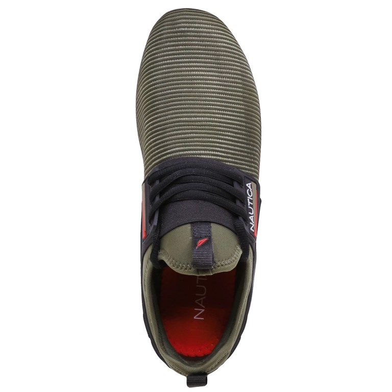 Green Women's Nautica Nylon Mesh Sneakers | o78AtsHy