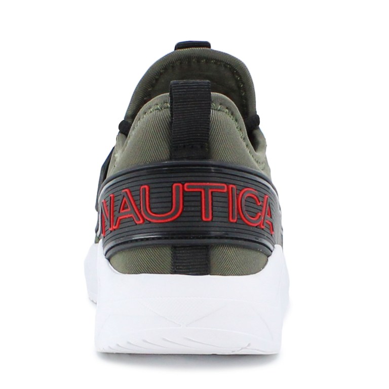 Green Women's Nautica Nylon Mesh Sneakers | o78AtsHy