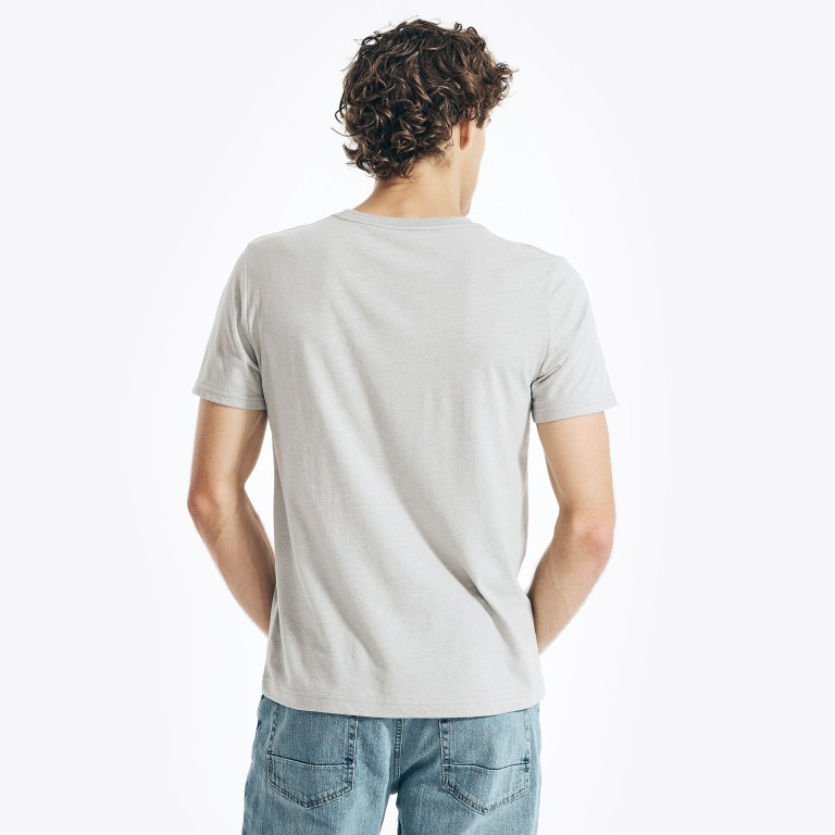 Grey Men's Nautica Sustainably Crafted Ns-83 Graphic T Shirts | bWXnw5iI
