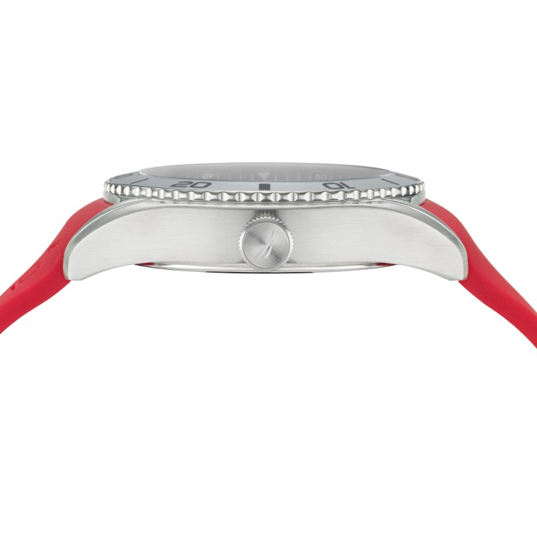 Multicolor Men's Nautica Finn World Silicone 3-hand Watches | slQGNa4K
