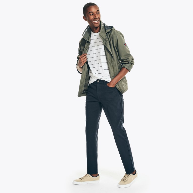 Navy Men's Nautica Slim Fit Stretch Pants | KNuzOXWF