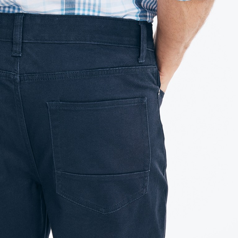 Navy Men's Nautica Slim Fit Stretch Pants | KNuzOXWF