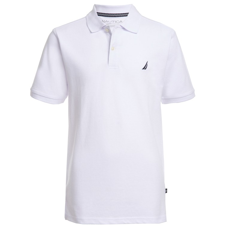 White Wash Boys\' Nautica Little Classic Deck (4-7) Polo Shirts | DOhXOYz3