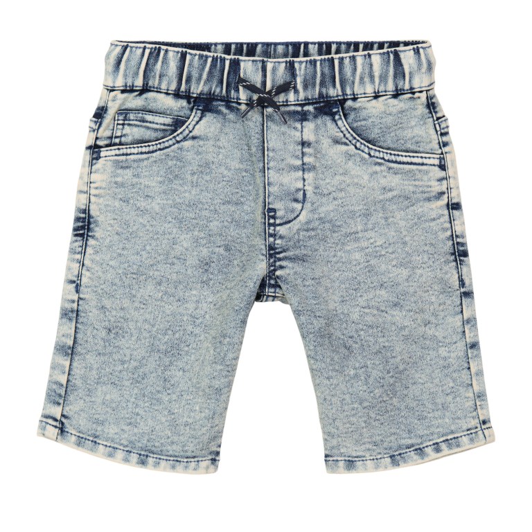 Blue Boys' Nautica Little Denim Pull-on (4-7) Shorts | KTSfaAiN