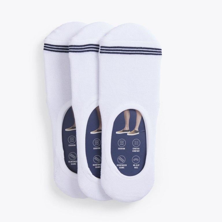 Multicolor Men's Nautica Shoe Liner , 3-pack Socks | yt3D3DSv