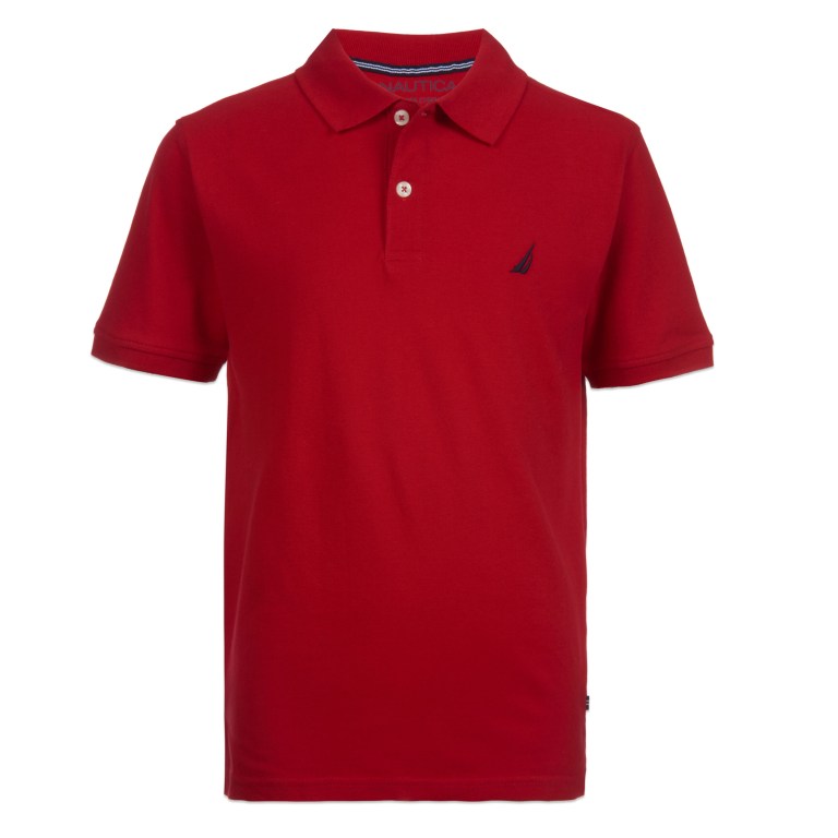 Red Boys' Nautica Toddler Classic Deck (2t-4t) Polo Shirts | Ec1wEcLT